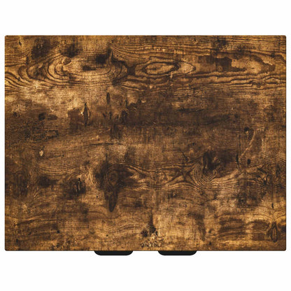 vidaXL Bathroom Cabinet Smoked Oak 54 x 41 x 70 cm Engineered Wood