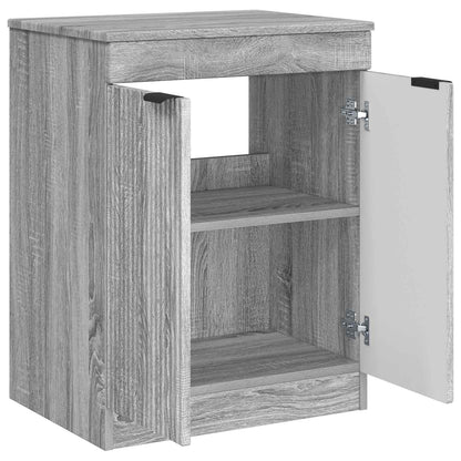 vidaXL Bathroom Cabinet Grey Sonoma 54 x 41 x 70 cm Engineered Wood