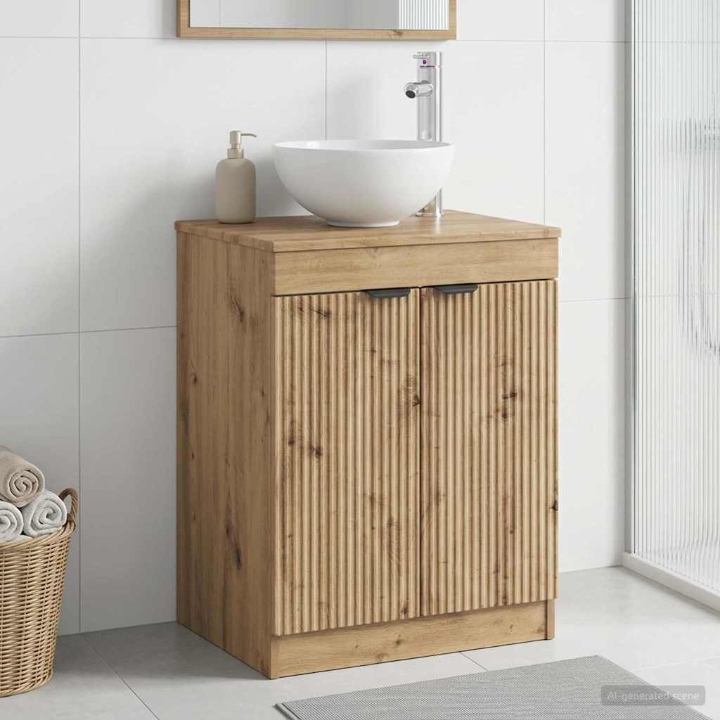 vidaXL Bathroom Cabinet Artisan Oak 54 x 41 x 70 cm Engineered Wood