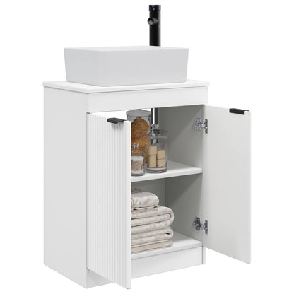 vidaXL Bathroom Vanity with Sink White 54 x 35 x 83 cm Engineered Wood