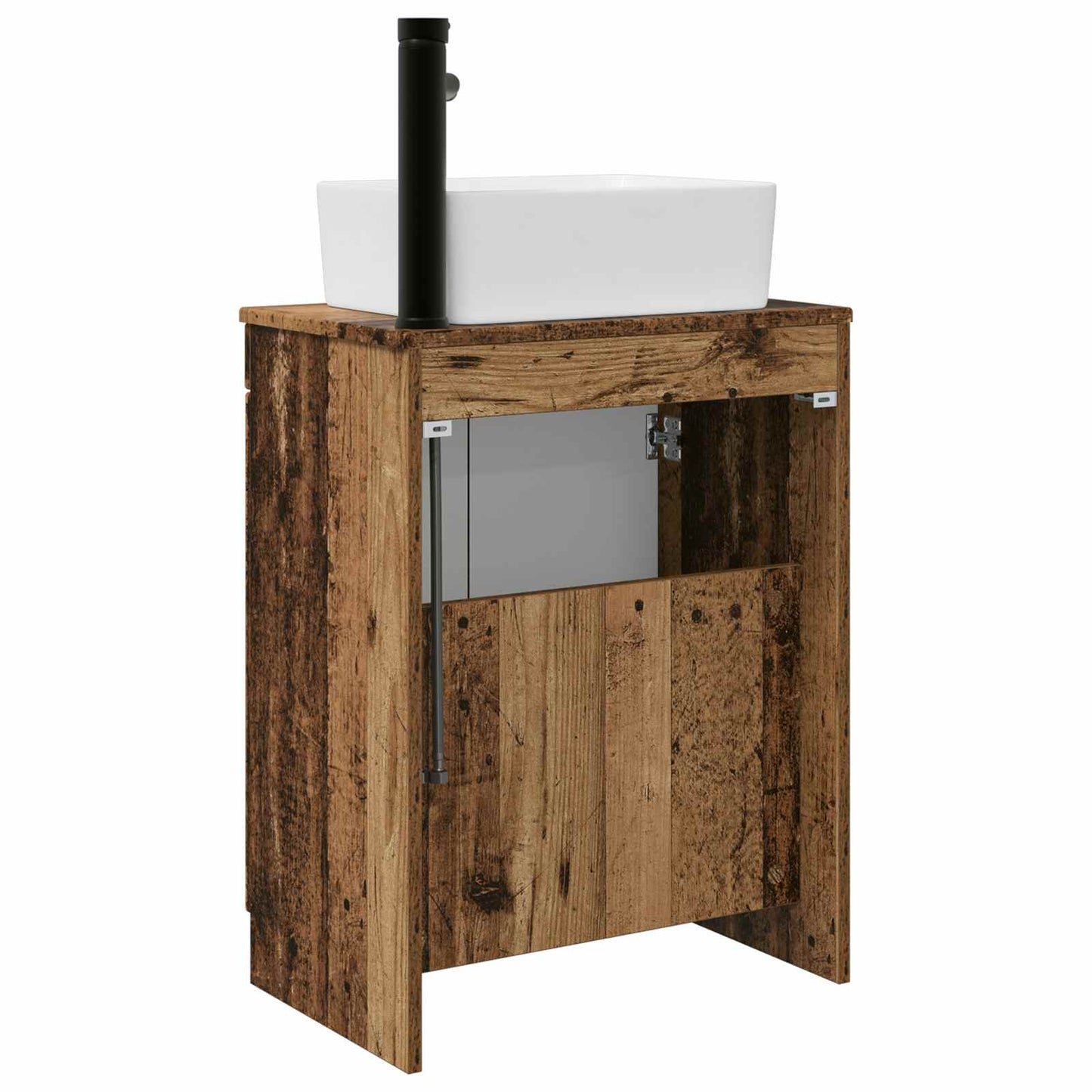 vidaXL Bathroom Vanity with Sink Old Wood 54 x 35 x 83 cm