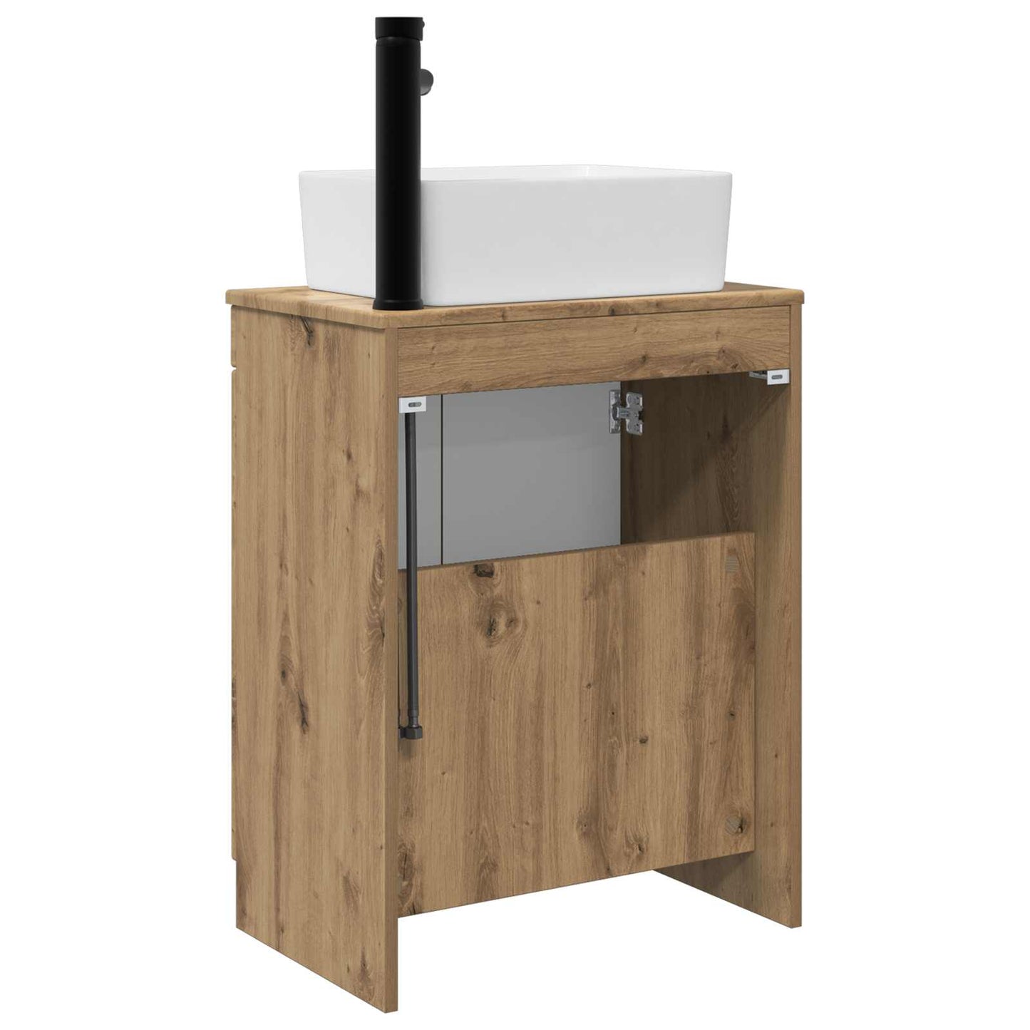 vidaXL Bathroom Vanity with Sink Artisan Oak 54 x 35 x 83 cm