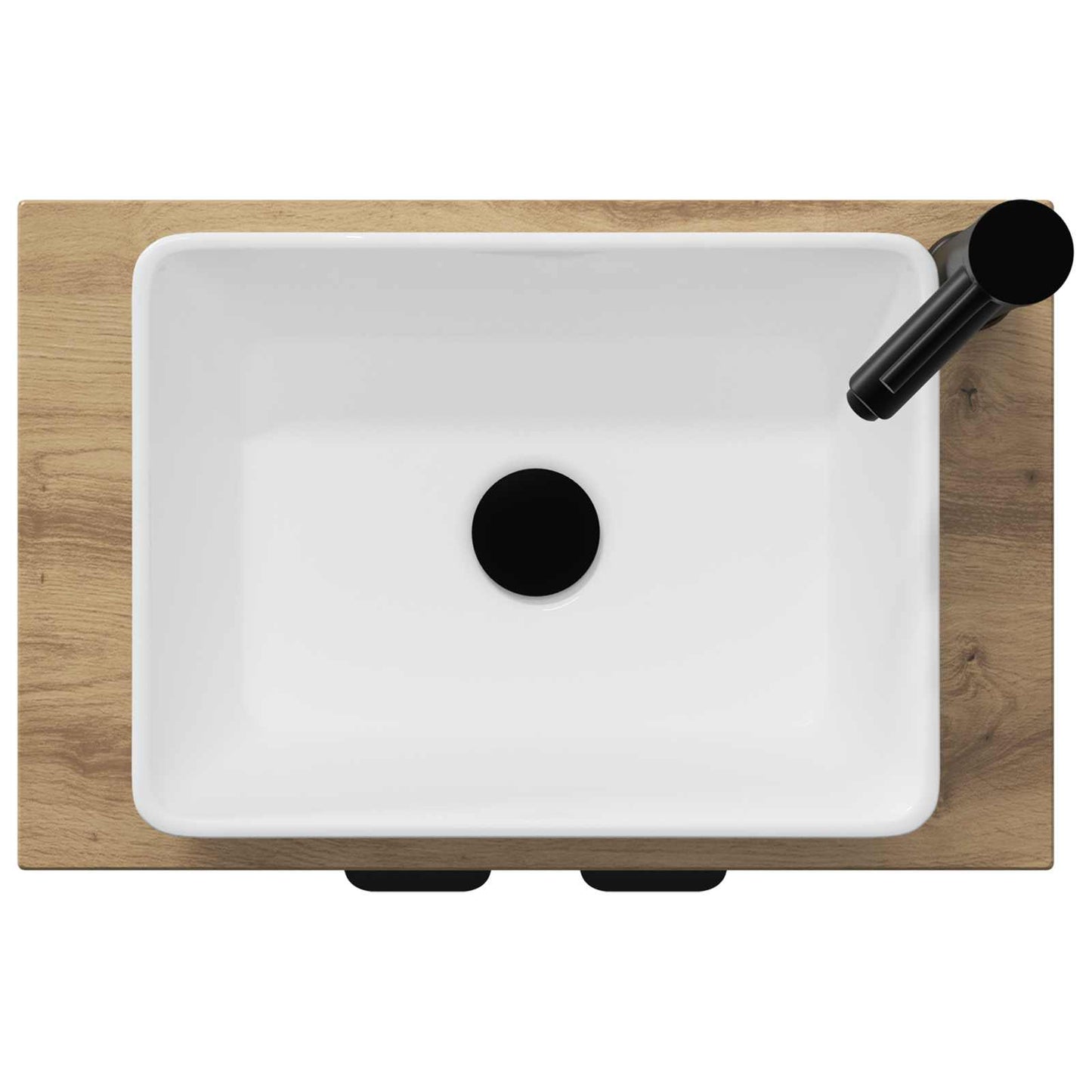 vidaXL Bathroom Vanity with Sink Artisan Oak 54 x 35 x 83 cm