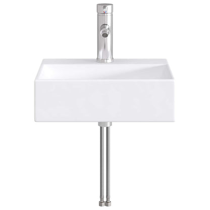 vidaXL Bathroom Wash Basin Chrome 39 x 30.5 x 12.5 cm Metal