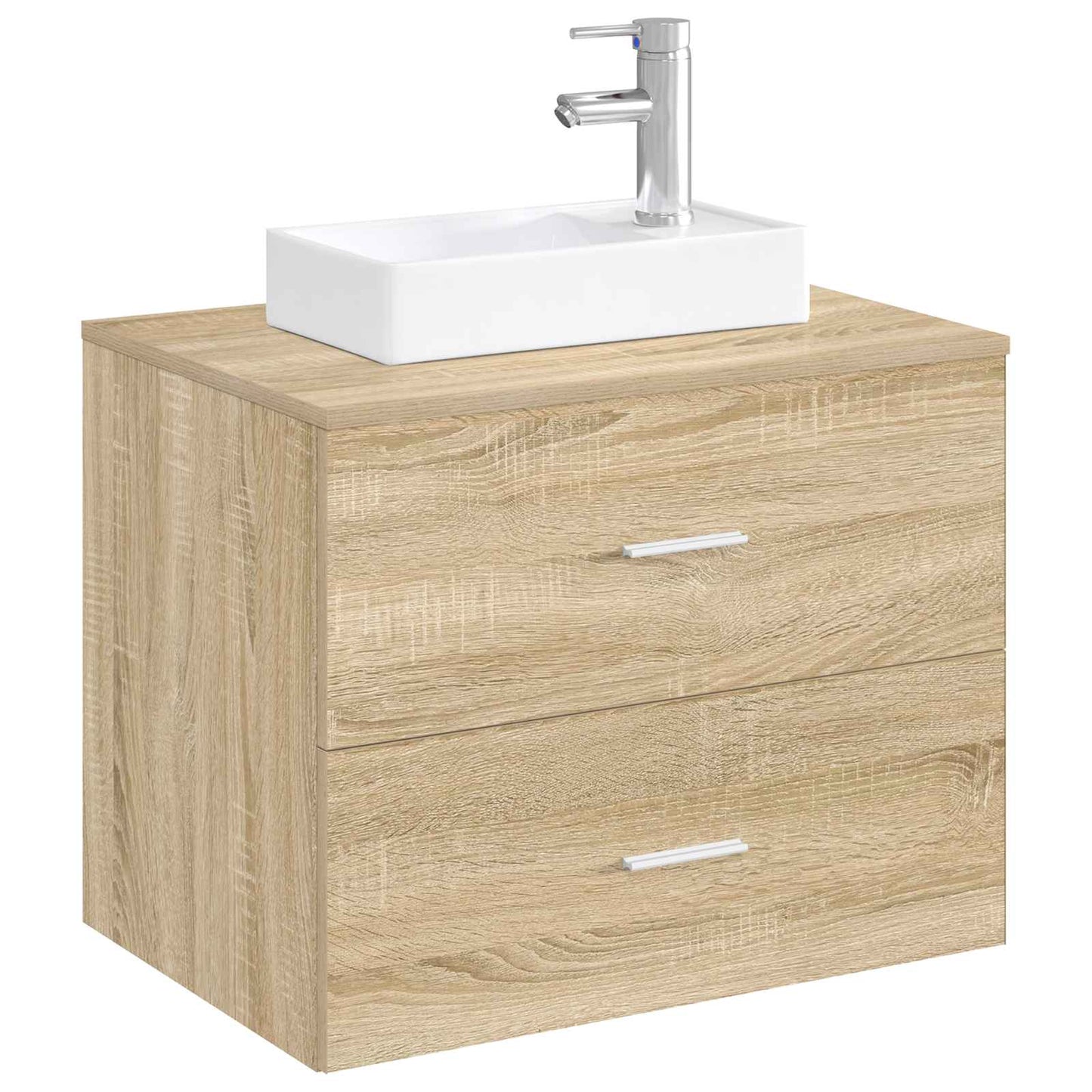 vidaXL Bathroom Wash Basin Chrome 40.5 x 22.5 x 11.5 cm Metal