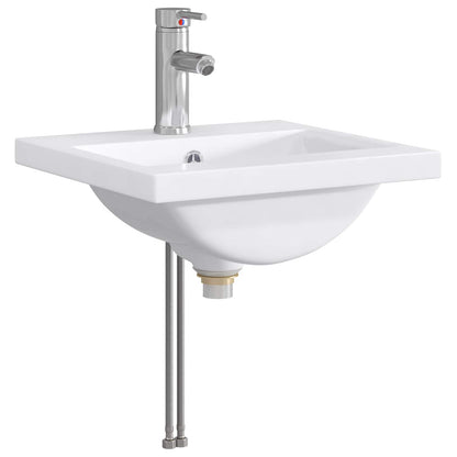 vidaXL Bathroom Wash Basin Chrome 42 x 40 x 16.5 cm Metal