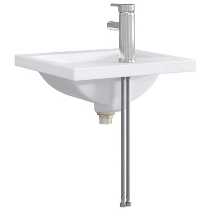 vidaXL Bathroom Wash Basin Chrome 42 x 40 x 16.5 cm Metal