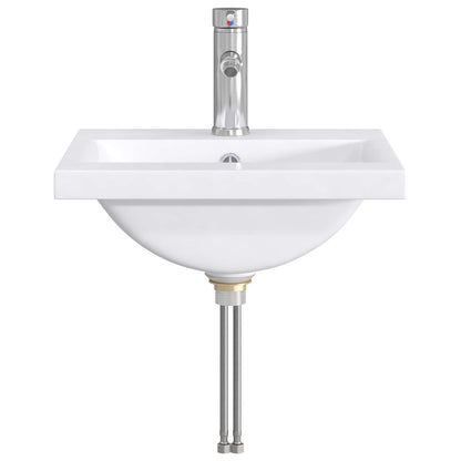 vidaXL Bathroom Wash Basin Chrome 42 x 40 x 16.5 cm Metal