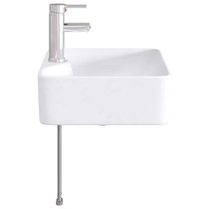 vidaXL Bathroom Wash Basin Chrome 48.5 x 37.5 x 13 cm Metal