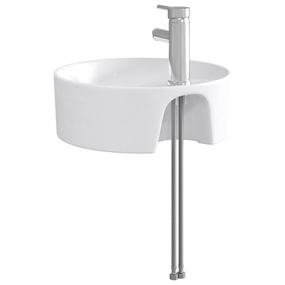 vidaXL Bathroom Wash Basin Chrome 40.5 x 40.5 x 15 cm Metal
