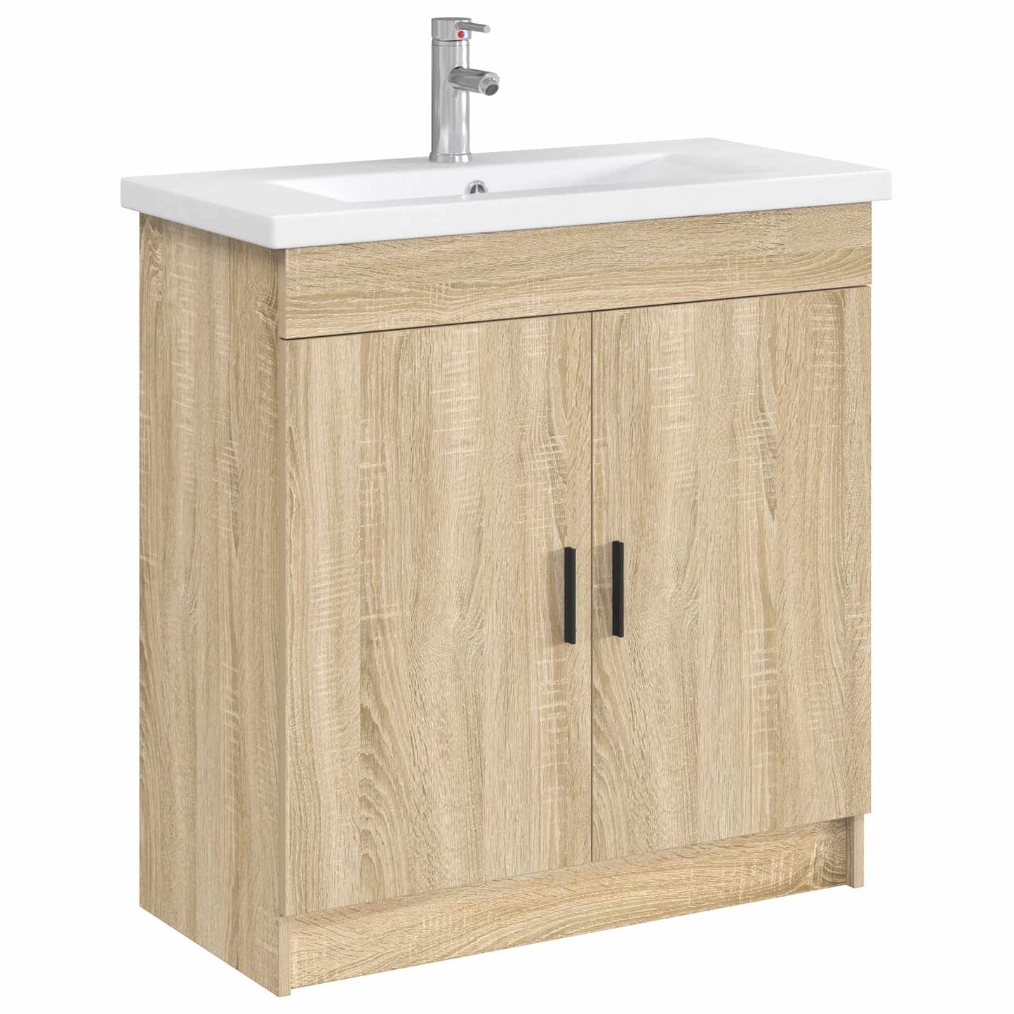 vidaXL Bathroom Wash Basin Chrome 81 x 40 x 17.5 cm Metal