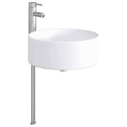 vidaXL Bathroom Wash Basin Chrome 40.5 x 40.5 x 15.5 cm Metal
