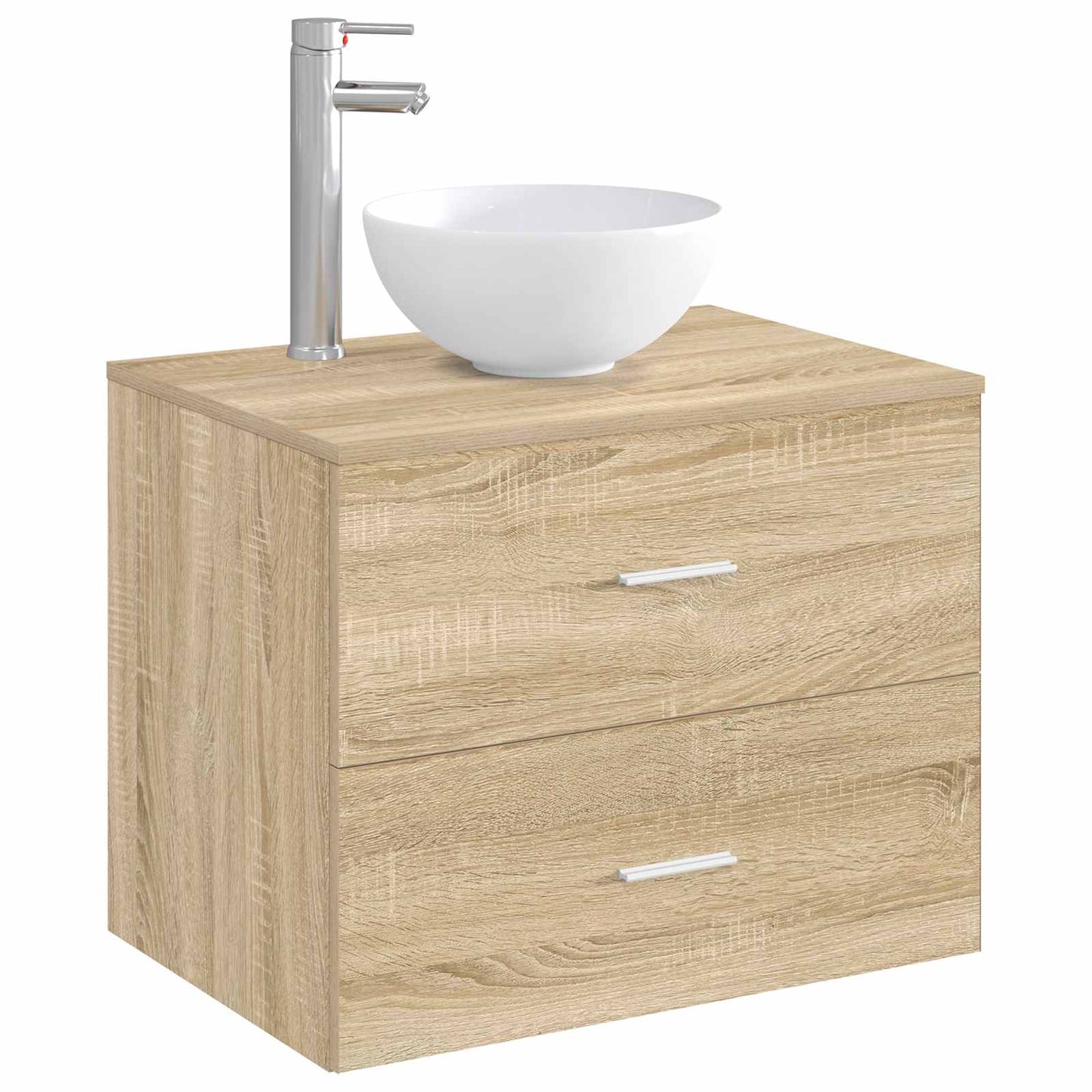 vidaXL Bathroom Wash Basin Chrome 32 x 32 x 13 cm Metal