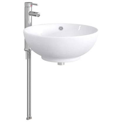vidaXL Bathroom Wash Basin Chrome 44 x 44 x 16 cm Metal