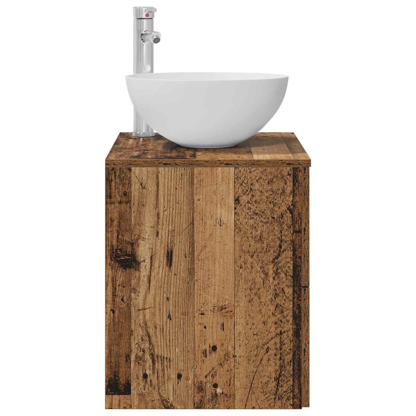 vidaXL Wall-Mounted Sink Vanity Old Wood 49.5 x 41 x 64.5 cm