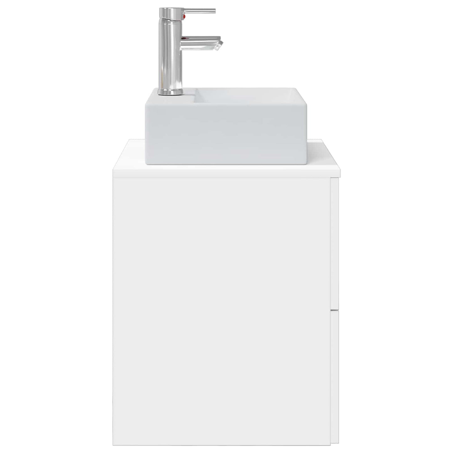vidaXL Wall-Mounted Sink Vanity White 49.5 x 41 x 62.5 cm