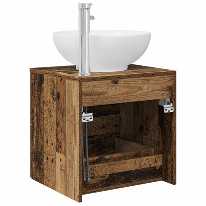 vidaXL Wall-Mounted Sink Vanity Old Wood 49.5 x 44.5 x 66.5 cm