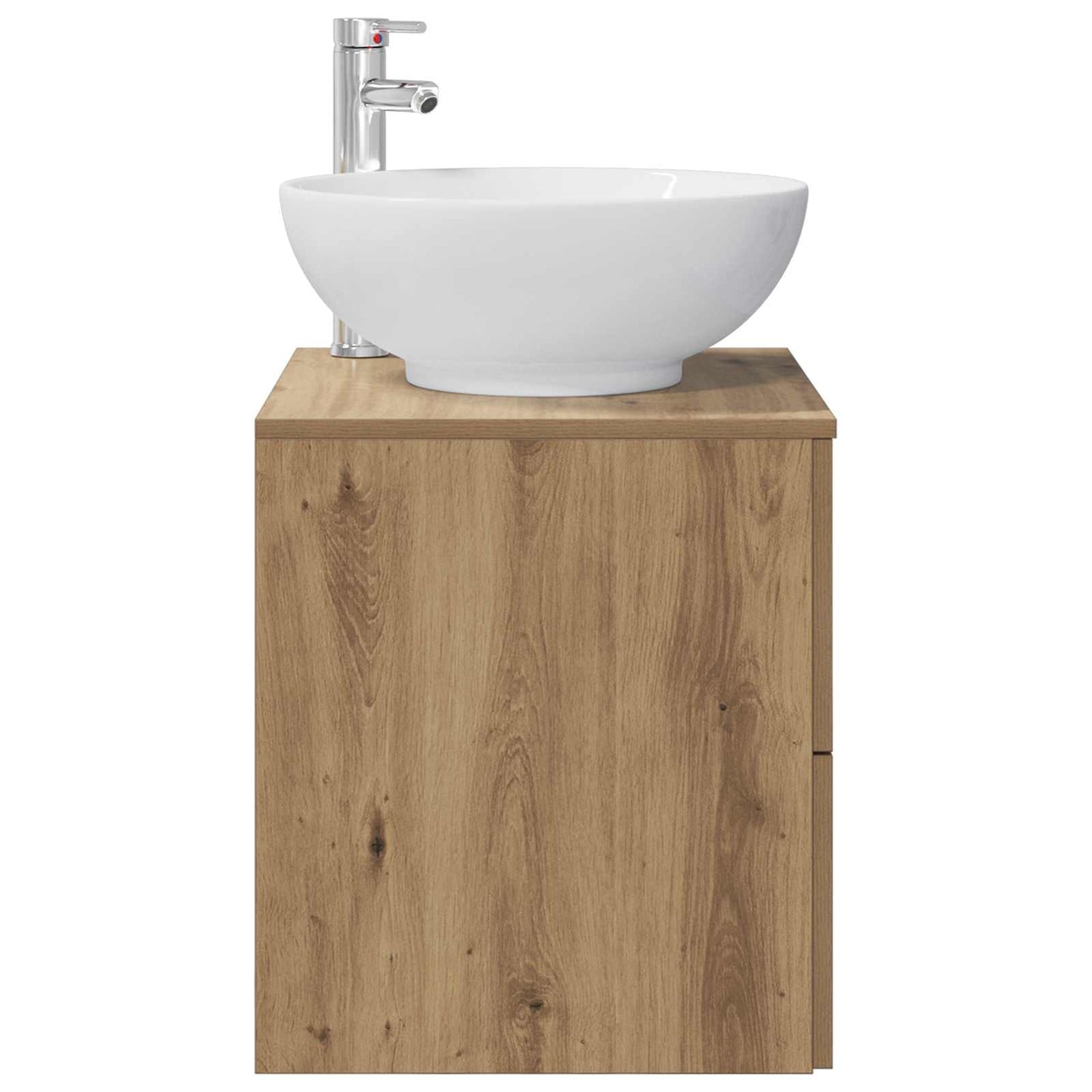 vidaXL Wall-Mounted Sink Vanity Artisan Oak 49.5 x 44.5 x 66.5 cm