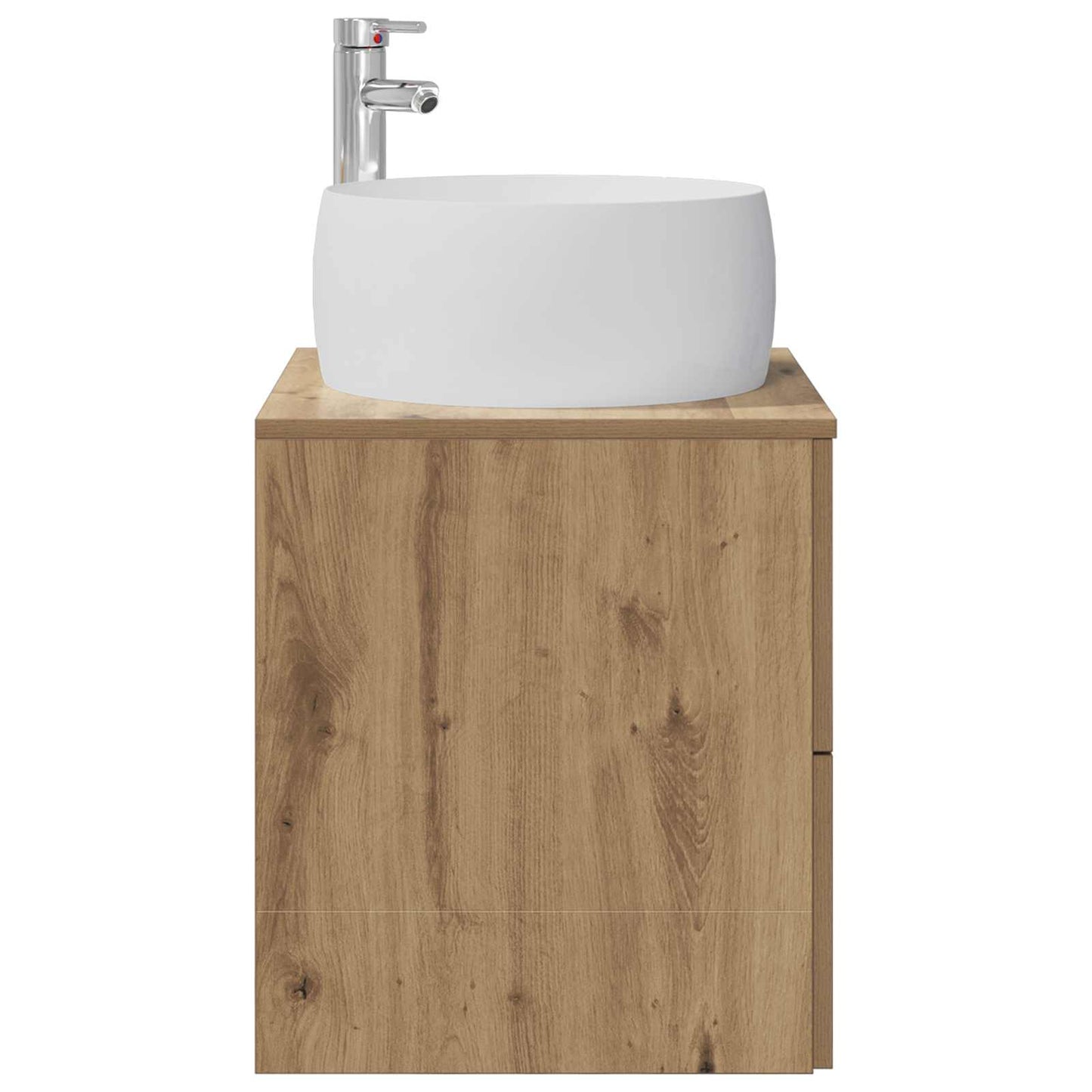 vidaXL Wall-Mounted Sink Vanity Artisan Oak 49.5 x 44.5 x 66 cm