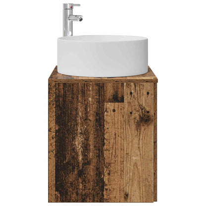 vidaXL Wall-Mounted Sink Vanity Old Wood 49.5 x 44.5 x 65.5 cm