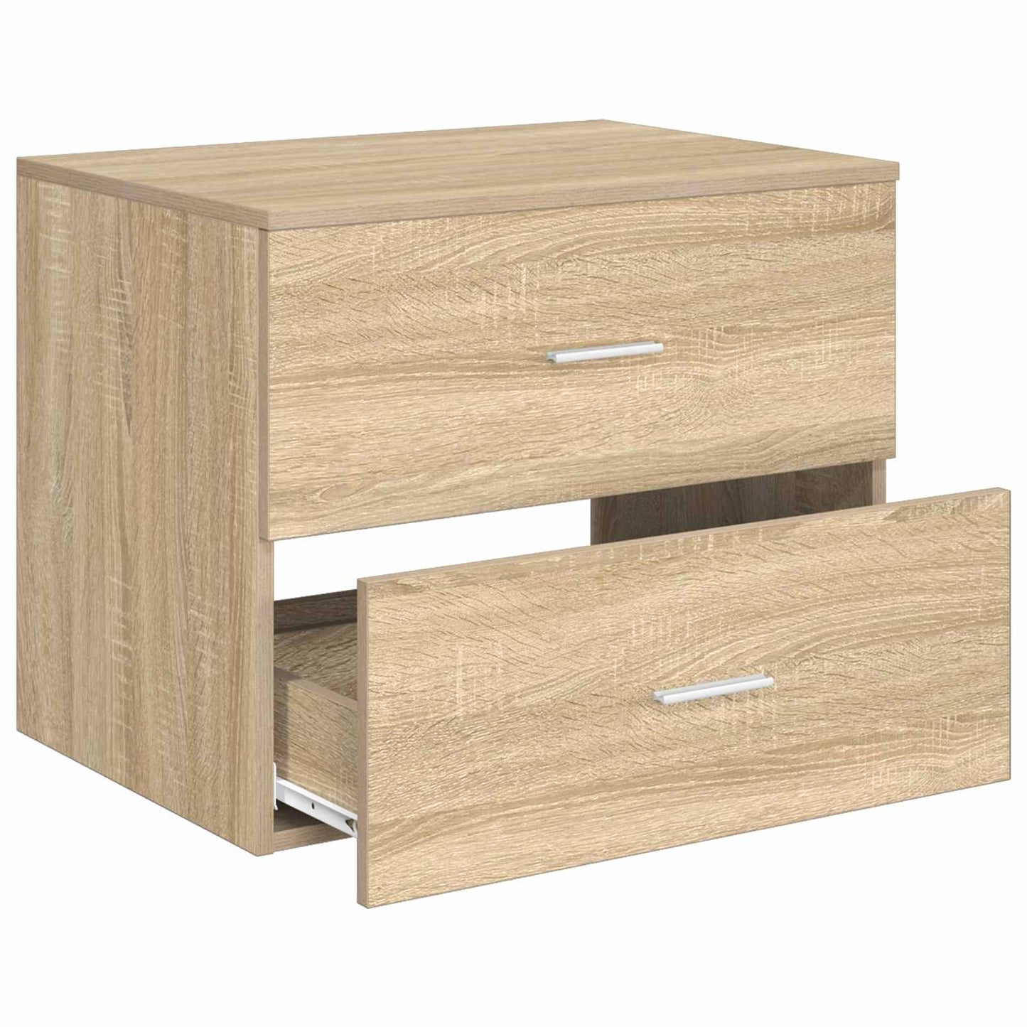 vidaXL Wall-Mounted Bathroom Cabinet Sonoma Oak 62.5 x 44.5 x 50 cm