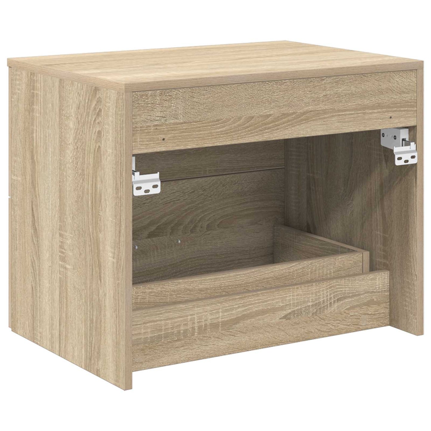 vidaXL Wall-Mounted Bathroom Cabinet Sonoma Oak 62.5 x 44.5 x 50 cm