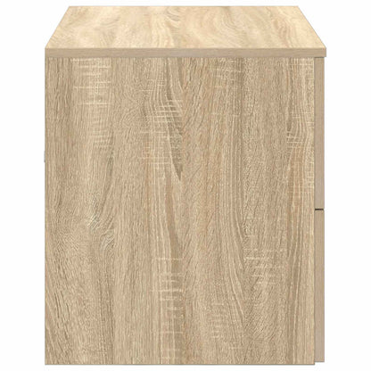 vidaXL Wall-Mounted Bathroom Cabinet Sonoma Oak 62.5 x 44.5 x 50 cm