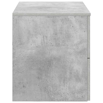 vidaXL Wall-Mounted Bathroom Cabinet Concrete Grey 62.5 x 44.5 x 50 cm