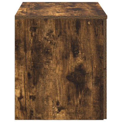 vidaXL Wall-Mounted Bathroom Cabinet Smoked Oak 62.5 x 44.5 x 50 cm
