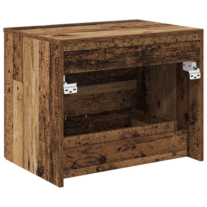 vidaXL Wall-Mounted Bathroom Cabinet Old Wood 62.5 x 44.5 x 50 cm