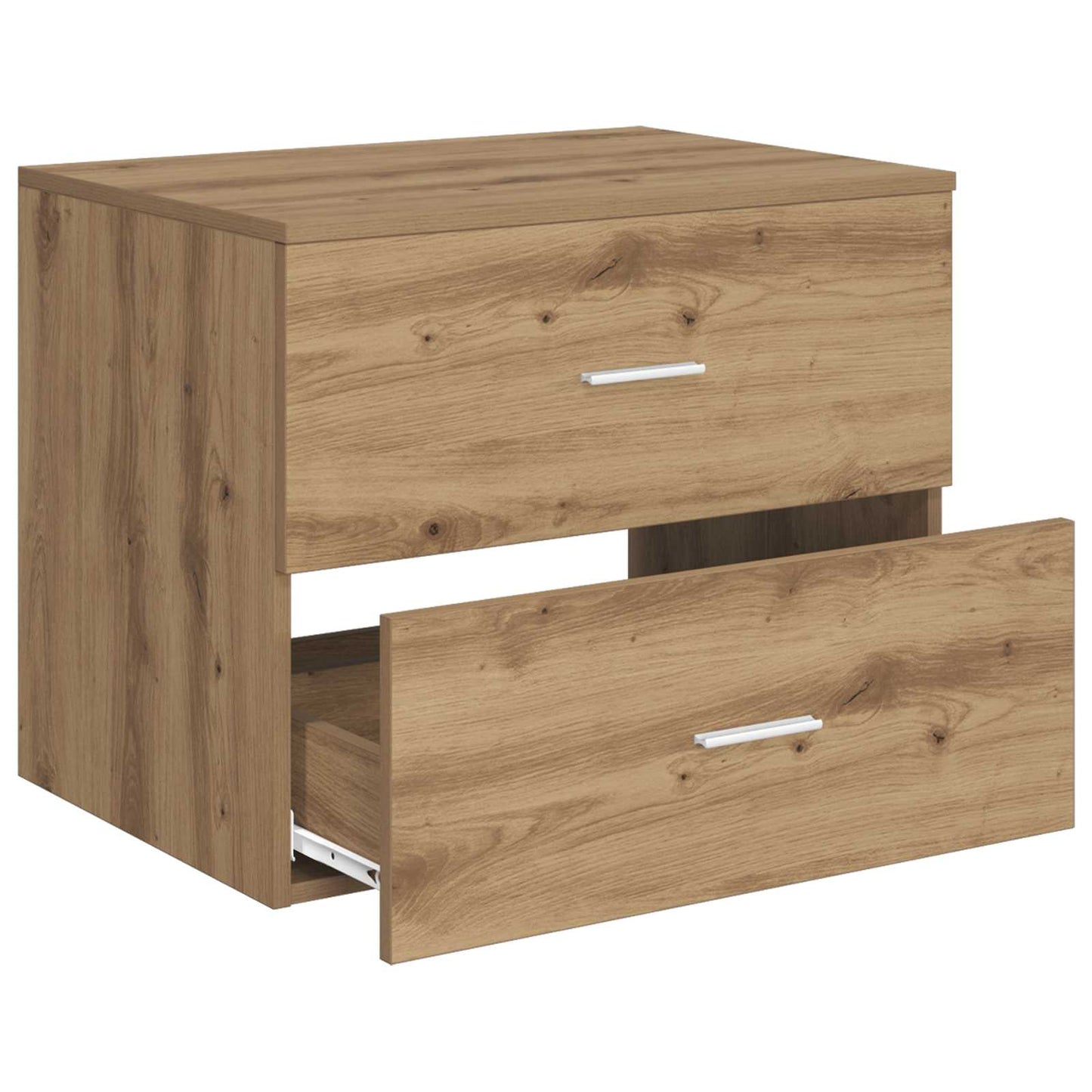 vidaXL Wall-Mounted Bathroom Cabinet Artisan Oak 62.5 x 44.5 x 50 cm