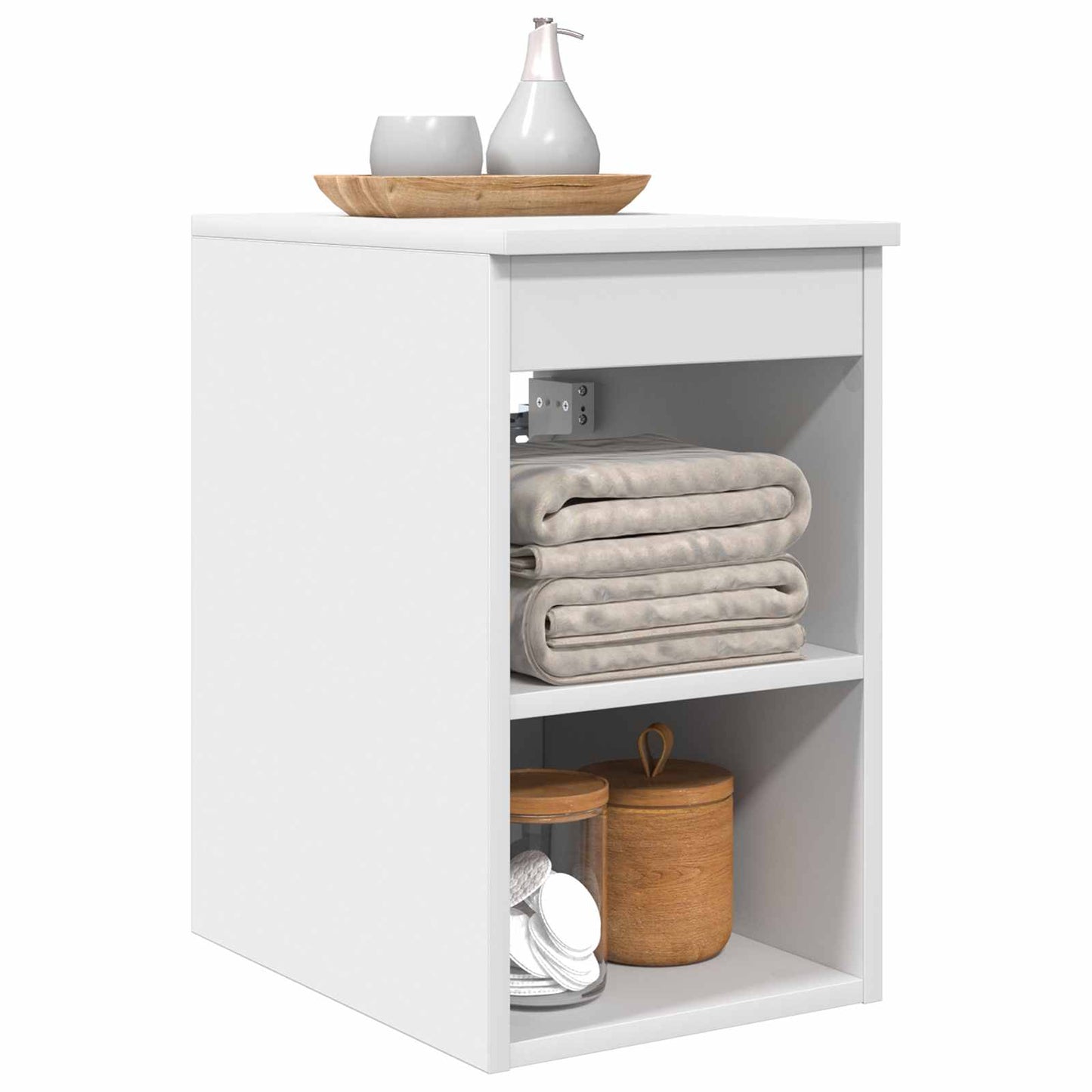 vidaXL Bathroom Cabinet In-between White 30 x 35 x 50 cm