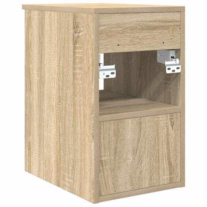 vidaXL Bathroom Cabinet In-between Sonoma Oak 30 x 35 x 50 cm