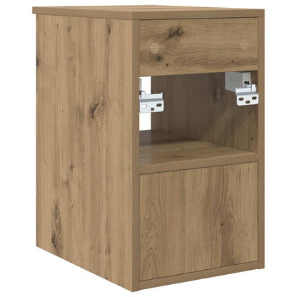vidaXL Bathroom Cabinet In-between Artisan Oak 30 x 35 x 50 cm