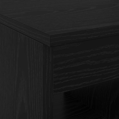 vidaXL Bathroom Cabinet In-between Black Oak 30 x 41 x 50 cm