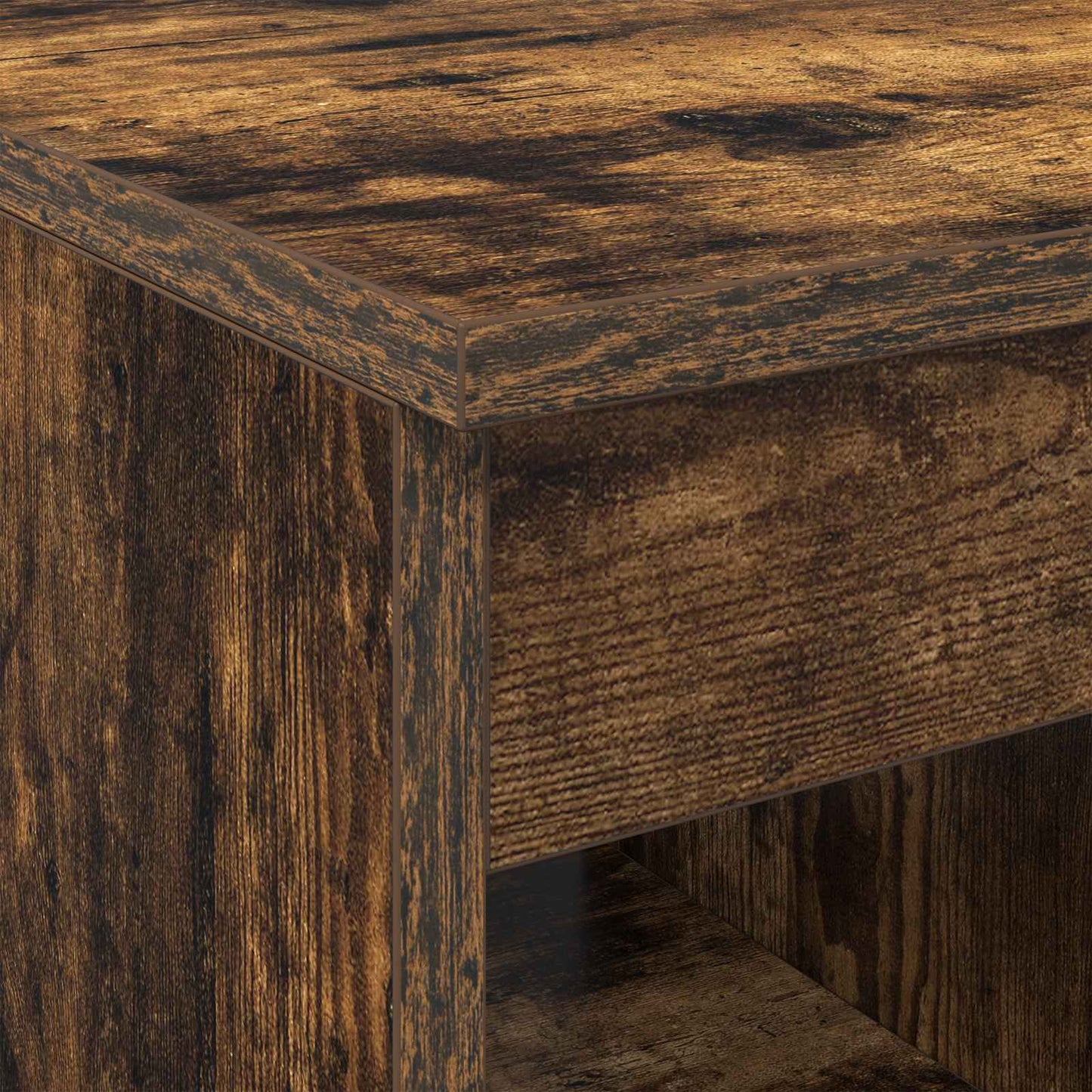 vidaXL Bathroom Cabinet In-between Smoked Oak 30 x 41 x 50 cm