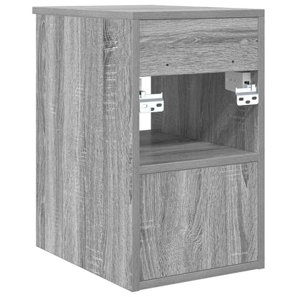 vidaXL Bathroom Cabinet In-between Grey Sonoma 30 x 41 x 50 cm
