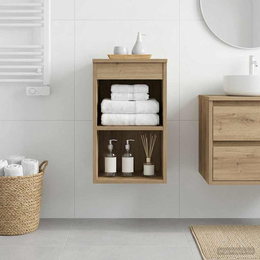 vidaXL Bathroom Cabinet In-between Artisan Oak 30 x 41 x 50 cm