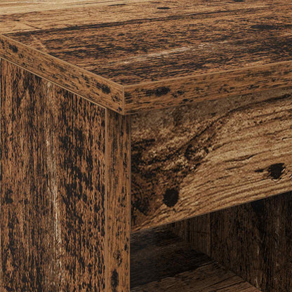 vidaXL Bathroom Cabinet In-between Old Wood 30 x 44.5 x 50 cm