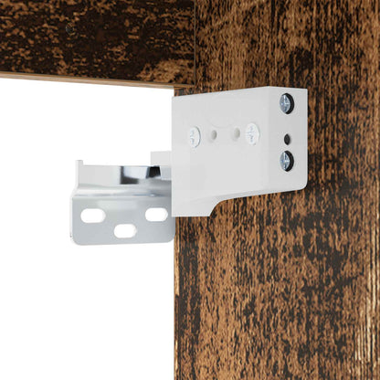 vidaXL Bathroom Cabinet In-between Old Wood 30 x 44.5 x 50 cm