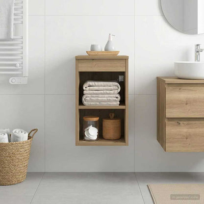 vidaXL Bathroom Cabinet In-between Artisan Oak 30 x 44.5 x 50 cm