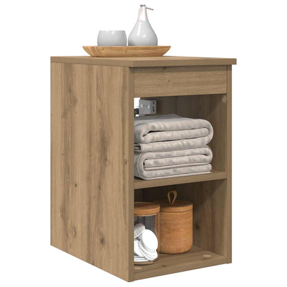 vidaXL Bathroom Cabinet In-between Artisan Oak 30 x 44.5 x 50 cm