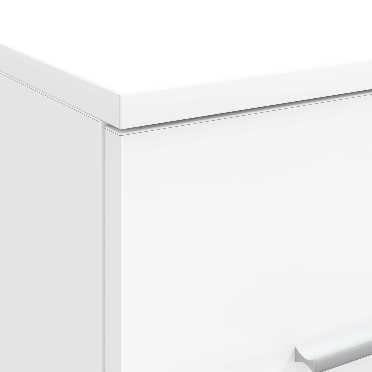 vidaXL Bathroom Cabinet In-between White 30 x 35 x 50 cm