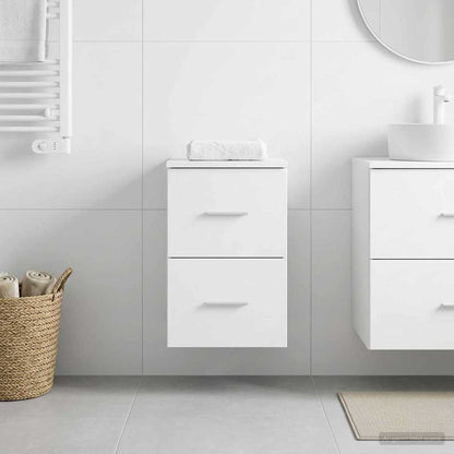 vidaXL Bathroom Cabinet In-between White 30 x 35 x 50 cm