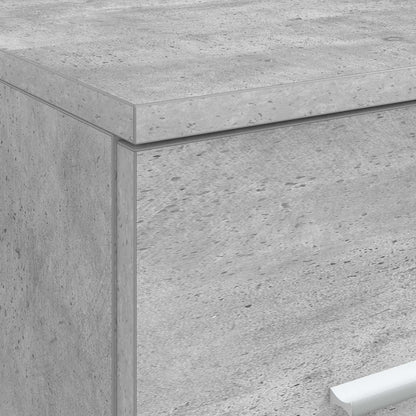 vidaXL Bathroom Cabinet In-between Concrete Grey 30 x 35 x 50 cm