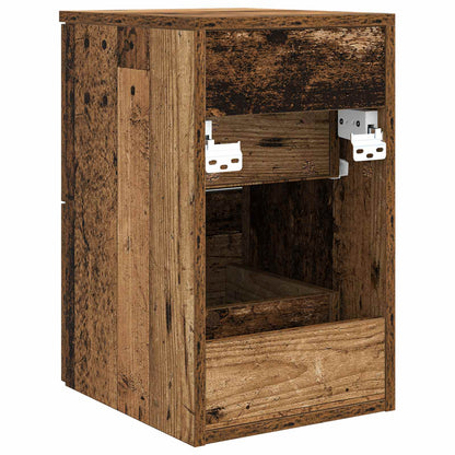 vidaXL Bathroom Cabinet In-between Old Wood 30 x 35 x 50 cm