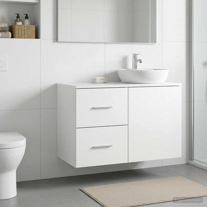 vidaXL Bathroom Cabinet In-between White 30 x 41 x 50 cm