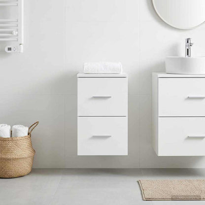 vidaXL Bathroom Cabinet In-between White 30 x 41 x 50 cm