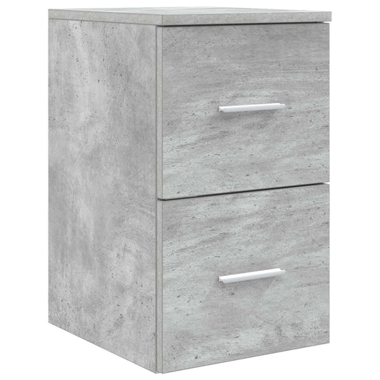 vidaXL Bathroom Cabinet In-between Concrete Grey 30 x 41 x 50 cm