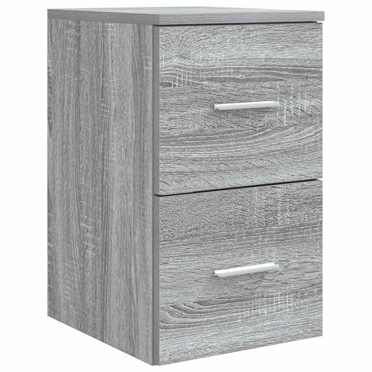 vidaXL Bathroom Cabinet In-between Grey Sonoma 30 x 41 x 50 cm